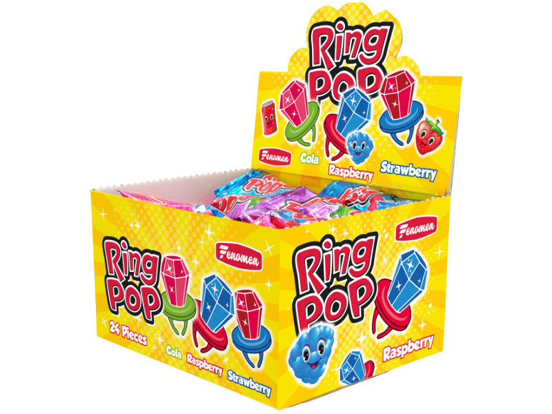 Ring Pop Yüzük Şeker Kutu